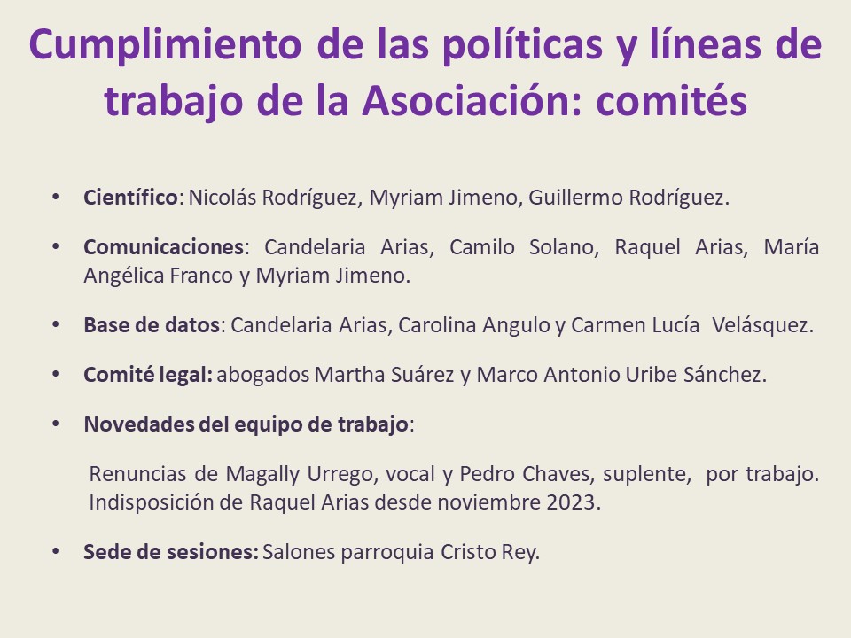 Informe Asamblea ordinaria 2023-2024. Pág. 10