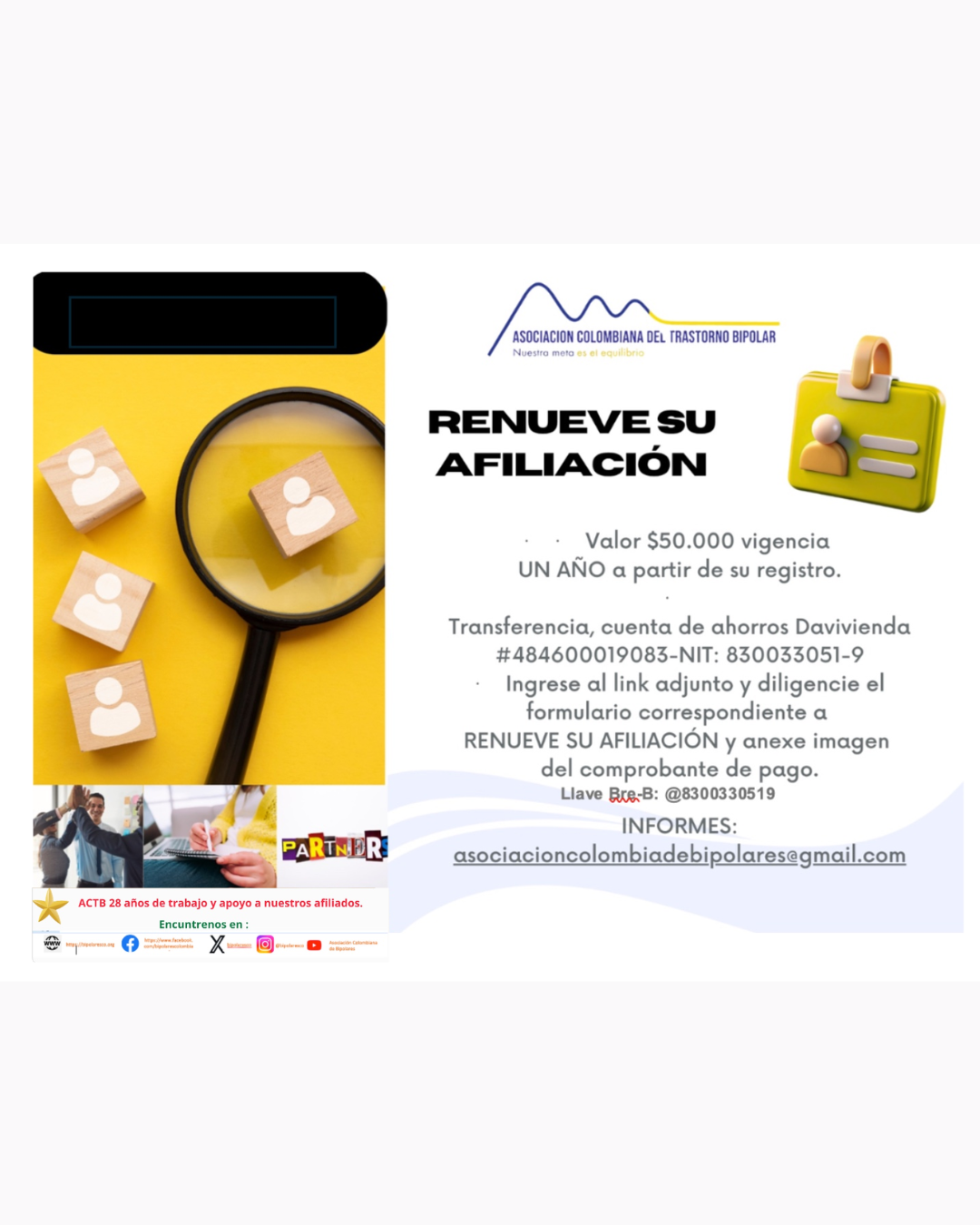 renovación de afiliación febrero 2026