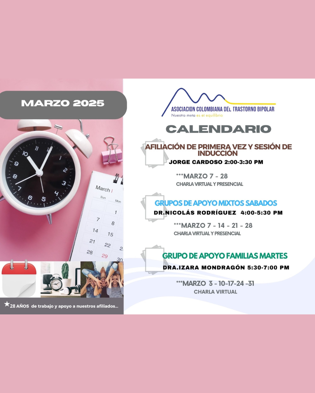 programacion marzo 2026