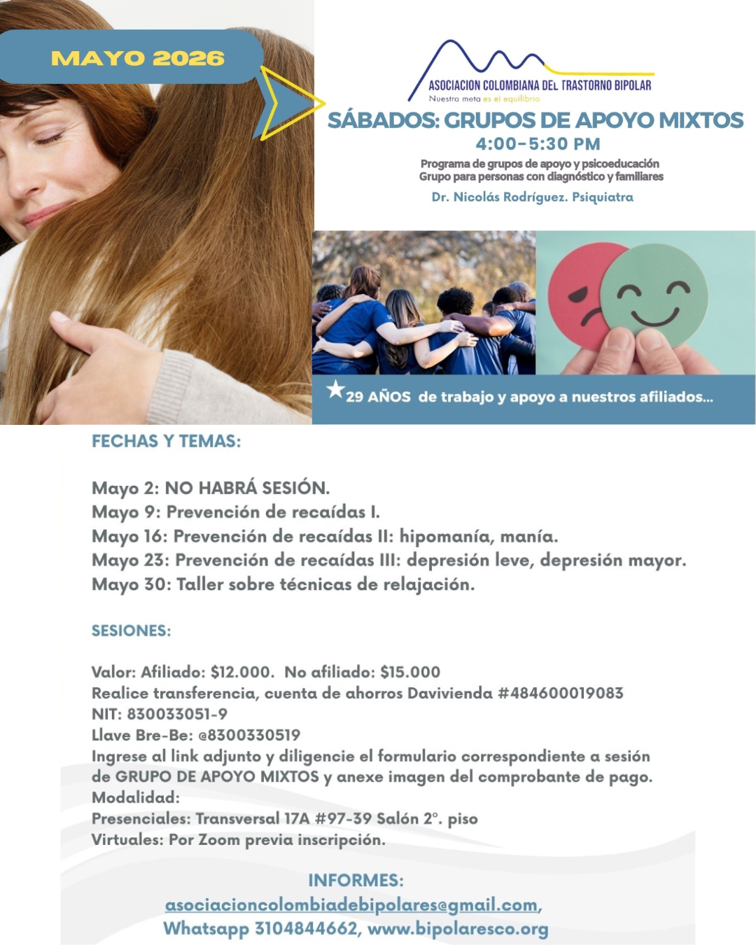 grupo de apoyo  mixto mayo 2026